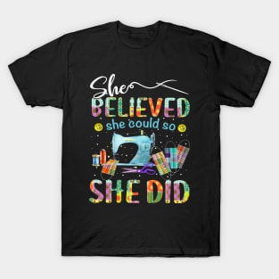 She Believed She Could So She Did T-Shirt